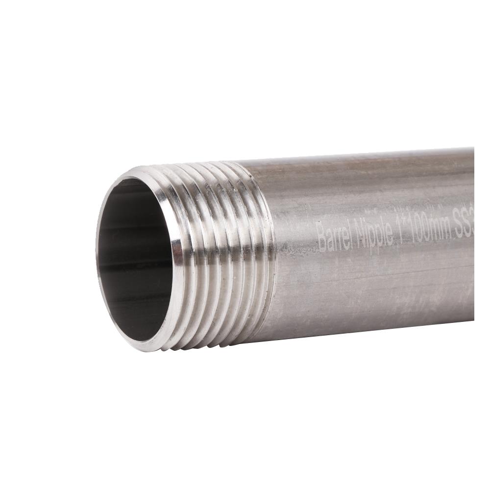 ข้อสั้นสแตนเลสเกลียว 2 ข้าง CITY SUS 304 1 นิ้วx4 นิ้ว