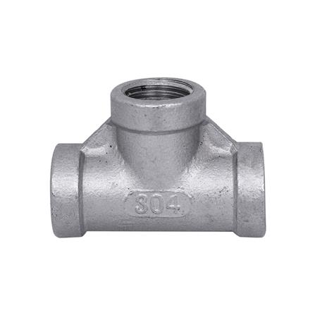 ข้อต่อสามทางเกลียวในสเตนเลส CITY 1/4 นิ้ว_1