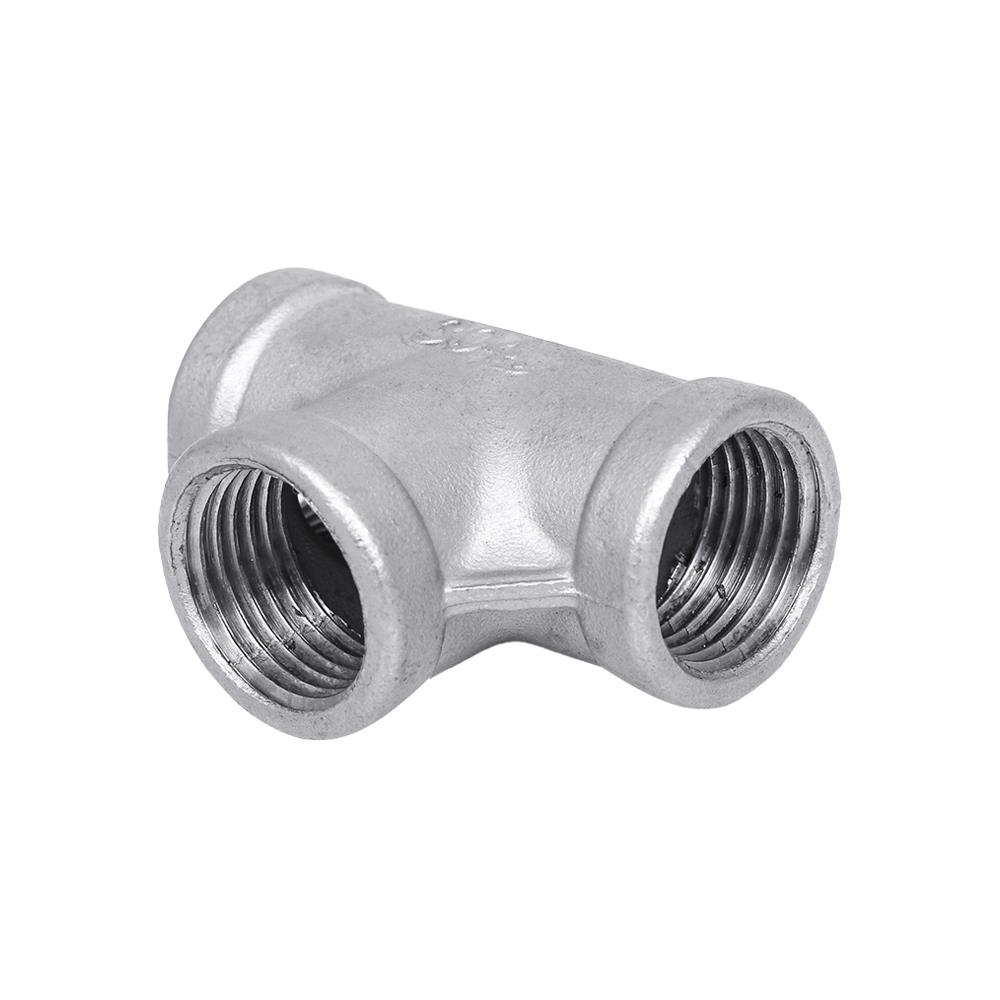 ข้อต่อสามทางเกลียวในสเตนเลส CITY 1/2 นิ้ว