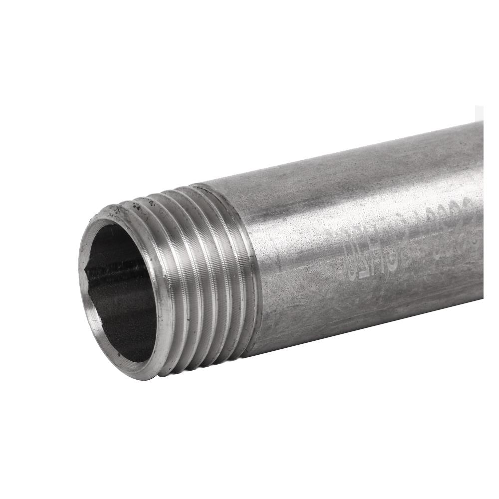 ข้อสั้นสแตนเลสเกลียว 2 ข้าง CITY SUS 304 1/2 นิ้วx4 นิ้ว