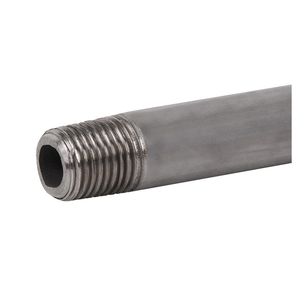 ข้อสั้นสแตนเลสเกลียว 2 ข้าง CITY SUS 304 1/4 นิ้วx8 นิ้ว