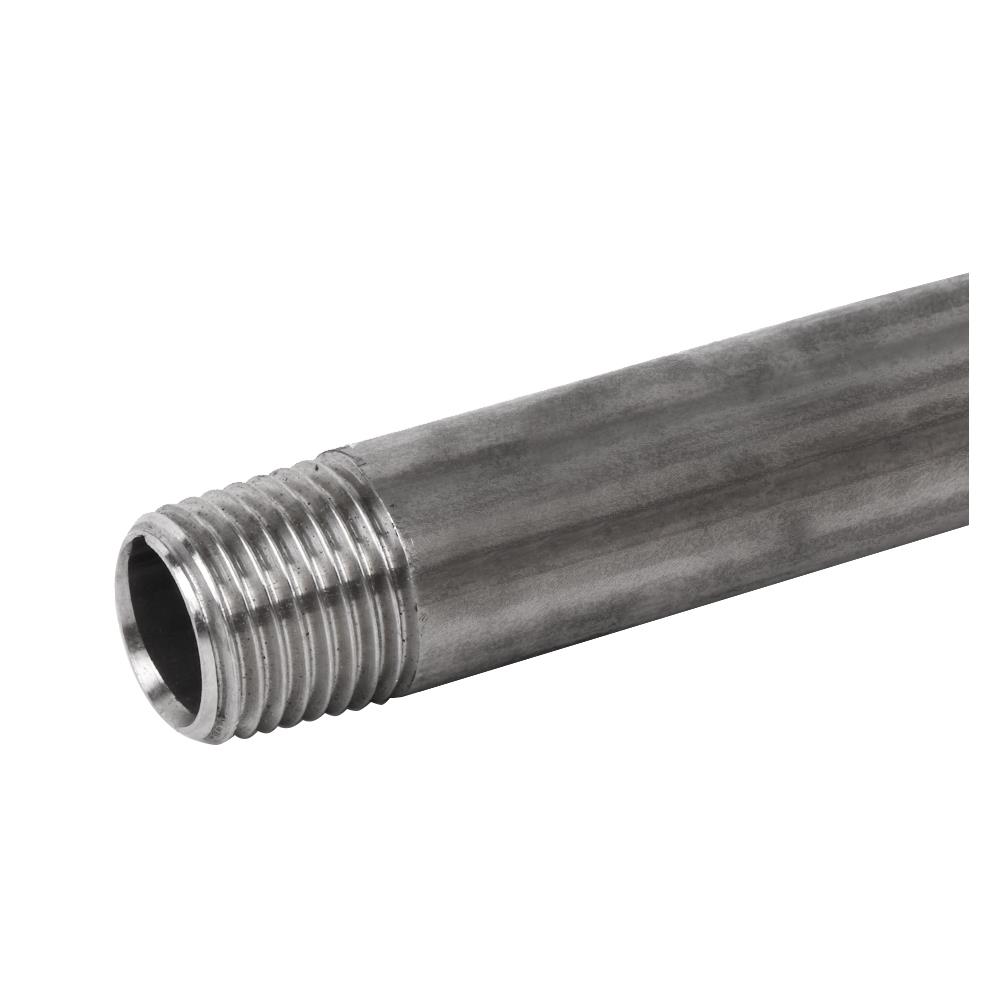 ข้อสั้นสแตนเลสเกลียว 2 ข้าง CITY SUS 304 1/4 นิ้วx6 นิ้ว