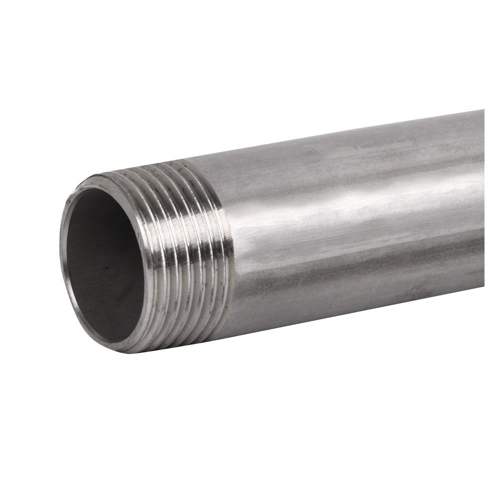 ข้อสั้นสแตนเลสเกลียว 2 ข้าง CITY SUS 304 1 นิ้วx8 นิ้ว