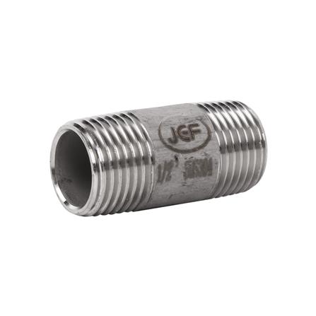 ข้อสั้นสแตนเลสเกลียว 2 ข้าง CITY SUS 304 3/4 นิ้วx4 นิ้ว