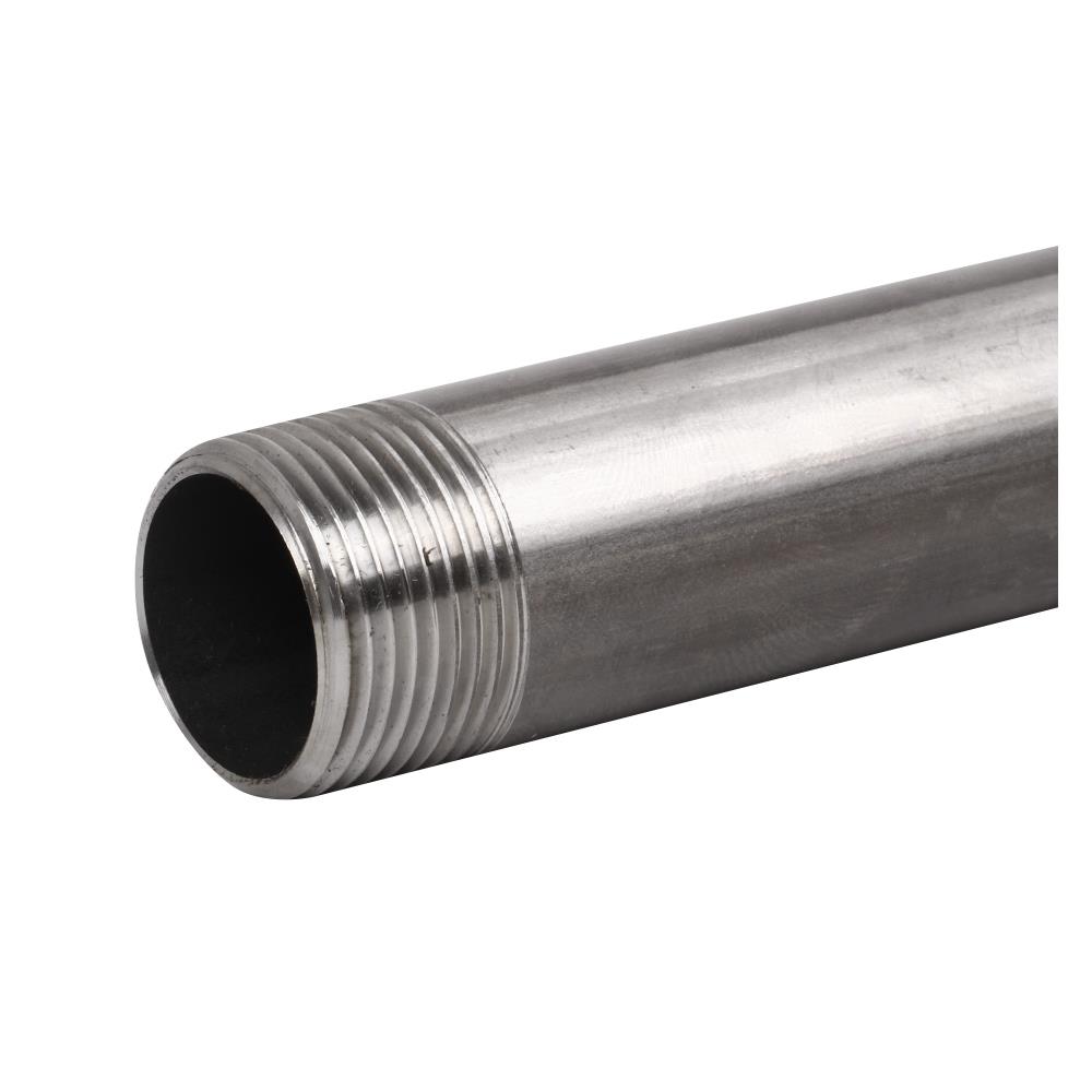 ข้อสั้นสแตนเลสเกลียว 2 ข้าง CITY SUS 304 3/4 นิ้วx12 นิ้ว