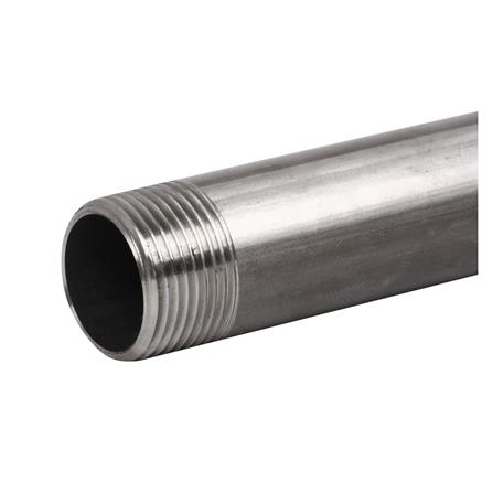 ข้อสั้นสแตนเลสเกลียว 2 ข้าง CITY SUS 304 3/4 นิ้วx12 นิ้ว_2