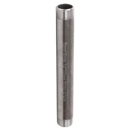 ข้อสั้นสแตนเลสเกลียว 2 ข้าง CITY SUS 304 3/4 นิ้วx8 นิ้ว_1