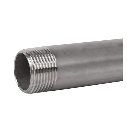 ข้อสั้นสแตนเลสเกลียว 2 ข้าง CITY SUS 304 3/4 นิ้วx10 นิ้ว_2