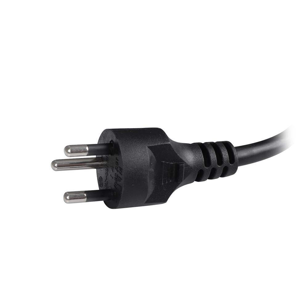 บล็อกยาง 4x4 พร้อมสาย VCT3x1.5 4ช่อง 1สวิตช์ ELECKTA 10 เมตร สีดำ