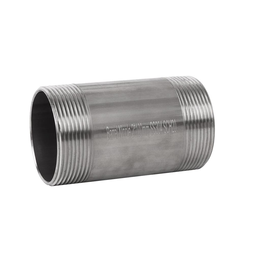 ข้อสั้นสแตนเลสเกลียว 2 ข้าง CITY SUS 304 2 นิ้วx4 นิ้ว