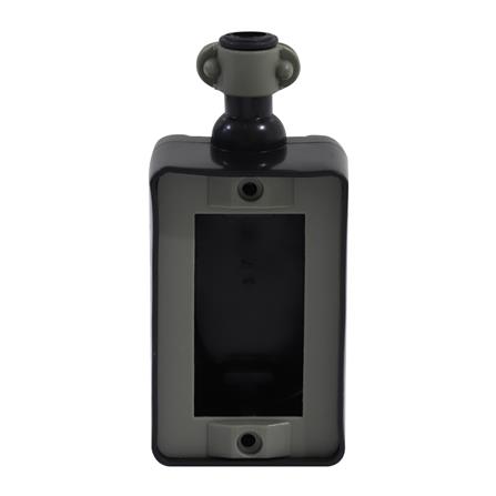 บล็อกยาง 2x4 PVC ELECKTA EL-2CB สีดำ (ไม่มีเต้ารับ)