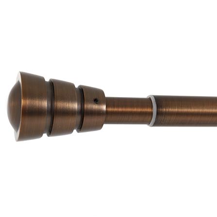 รางเหล็ก ยืดหด HOME LIVING STYLE REEVER 120-210 ซม. สีน้ำตาล