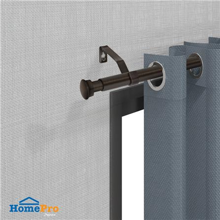 รางเหล็ก ยืดหด HOME LIVING STYLE ENZO 120-210 ซม. สีน้ำตาลเข้ม_3