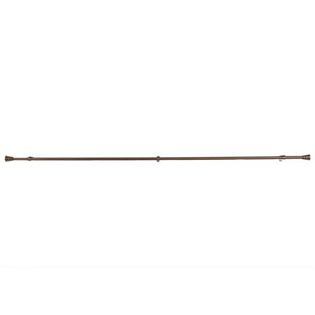 รางเหล็ก ยืดหด HOME LIVING STYLE REEVER 180-310 ซม. สีน้ำตาล_1