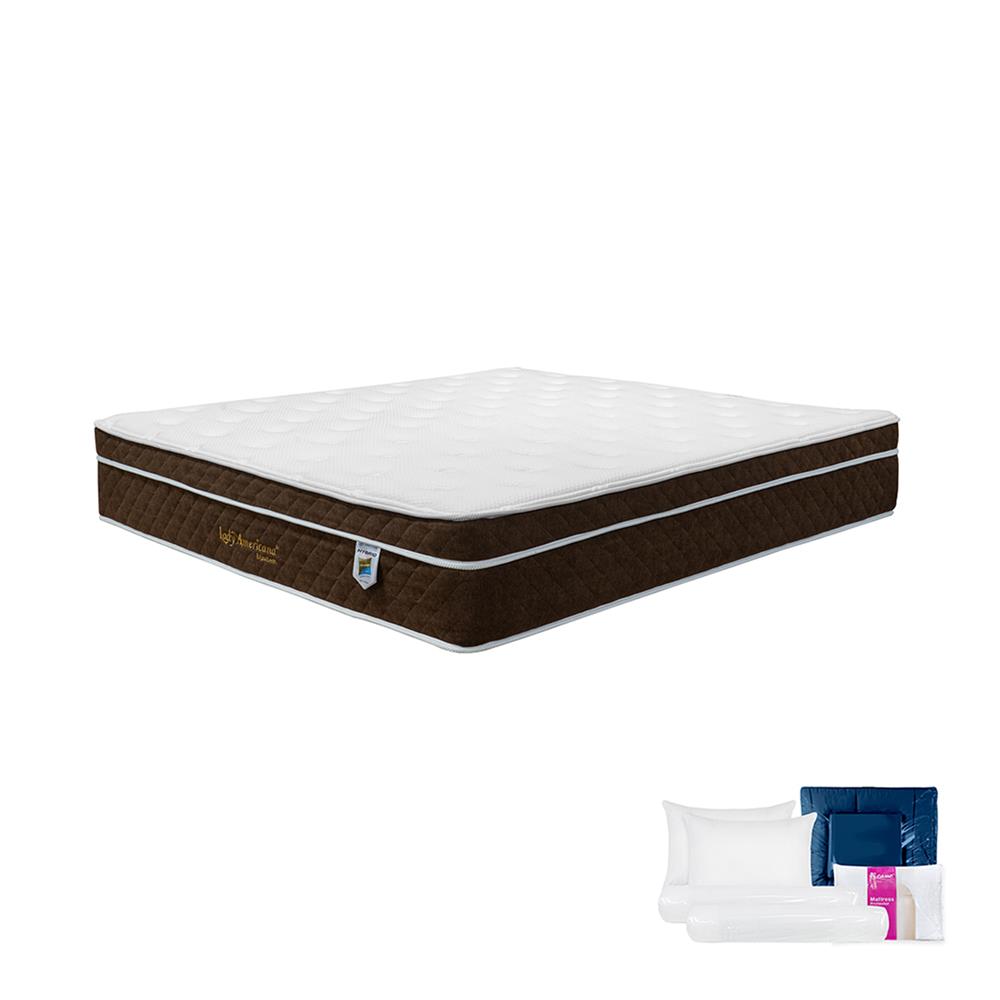 ที่นอน 5 ฟุต LADY AMERICANA ELIZABETH พร้อมชุดเครื่องนอน 11 ชิ้น