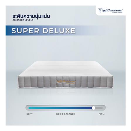 ที่นอนไฮบริด 5 ฟุต LADY AMERICANA รุ่น SUPER DELUXE พร้อมชุดเครื่องนอน 11 ชิ้น_5