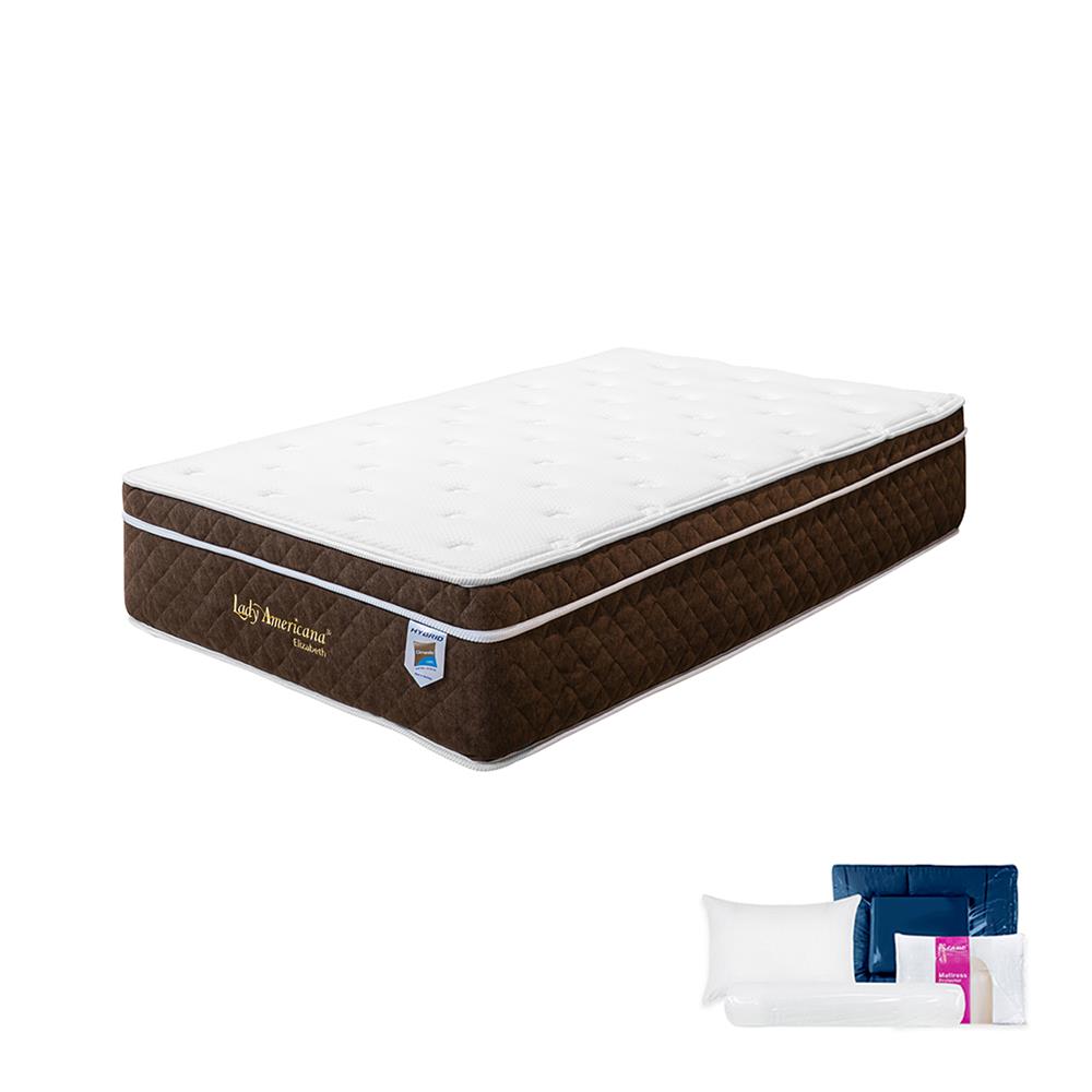 ที่นอน 3.5 ฟุต LADY AMERICANA ELIZABETH (พร้อมชุดเครื่องนอน 7 ชิ้น)