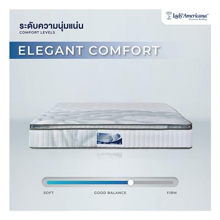 ที่นอนพ็อกเก็ตสปริง 3.5 ฟุต LADY AMERICANA รุ่น ELEGENT พร้อมชุดเครื่องนอน 7 ชิ้น_5