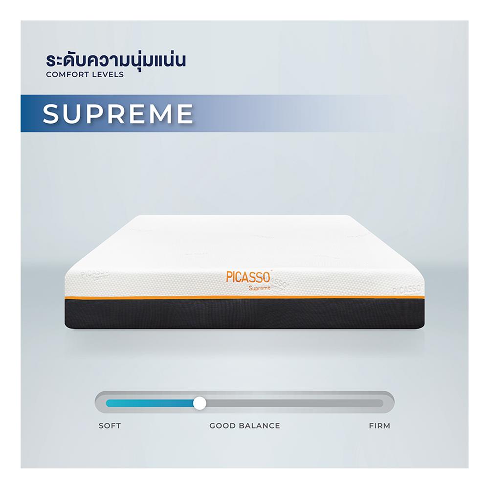 ที่นอน 3.5 ฟุต PICASSO COMFORT SUPREME (พร้อมชุดเครื่องนอน 7 ชิ้น)