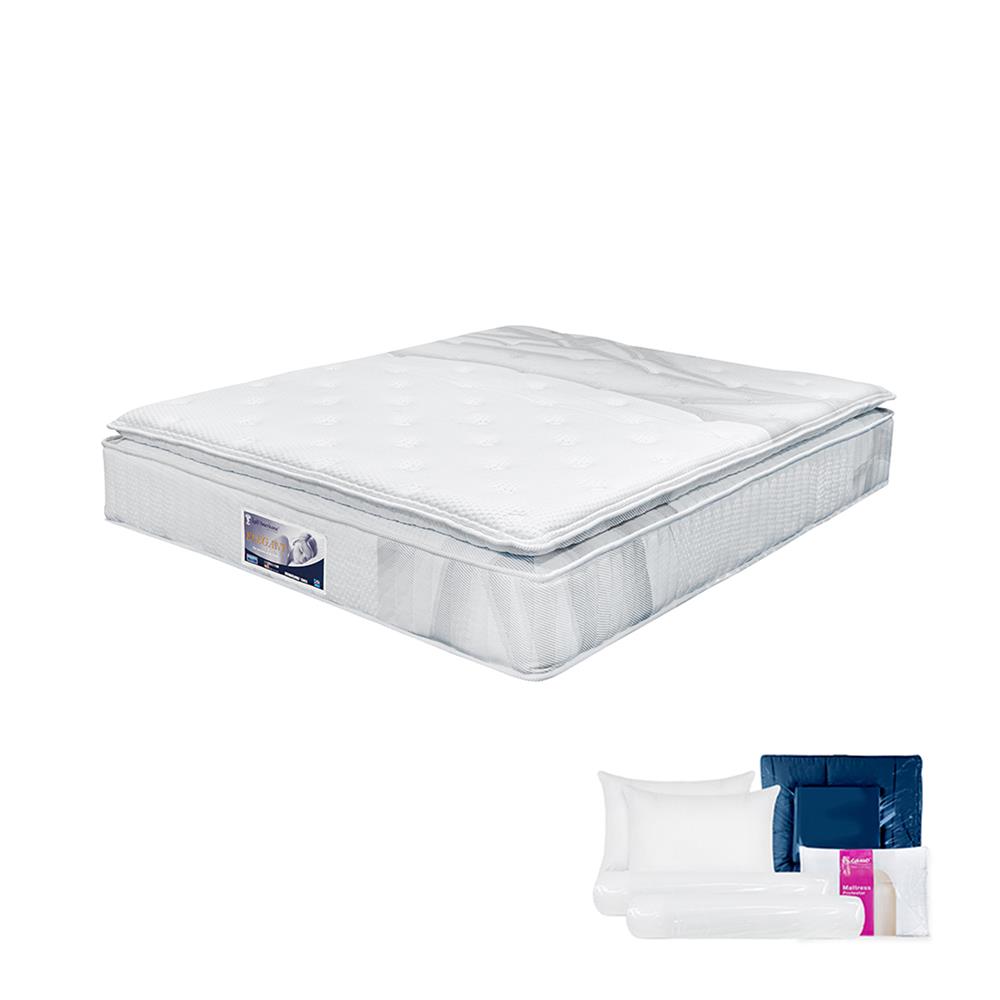 Eที่นอน 5 ฟุต LADY AMERICANA ELEGENT COMFORT พร้อมชุดเครื่องนอน 11 ชิ้น