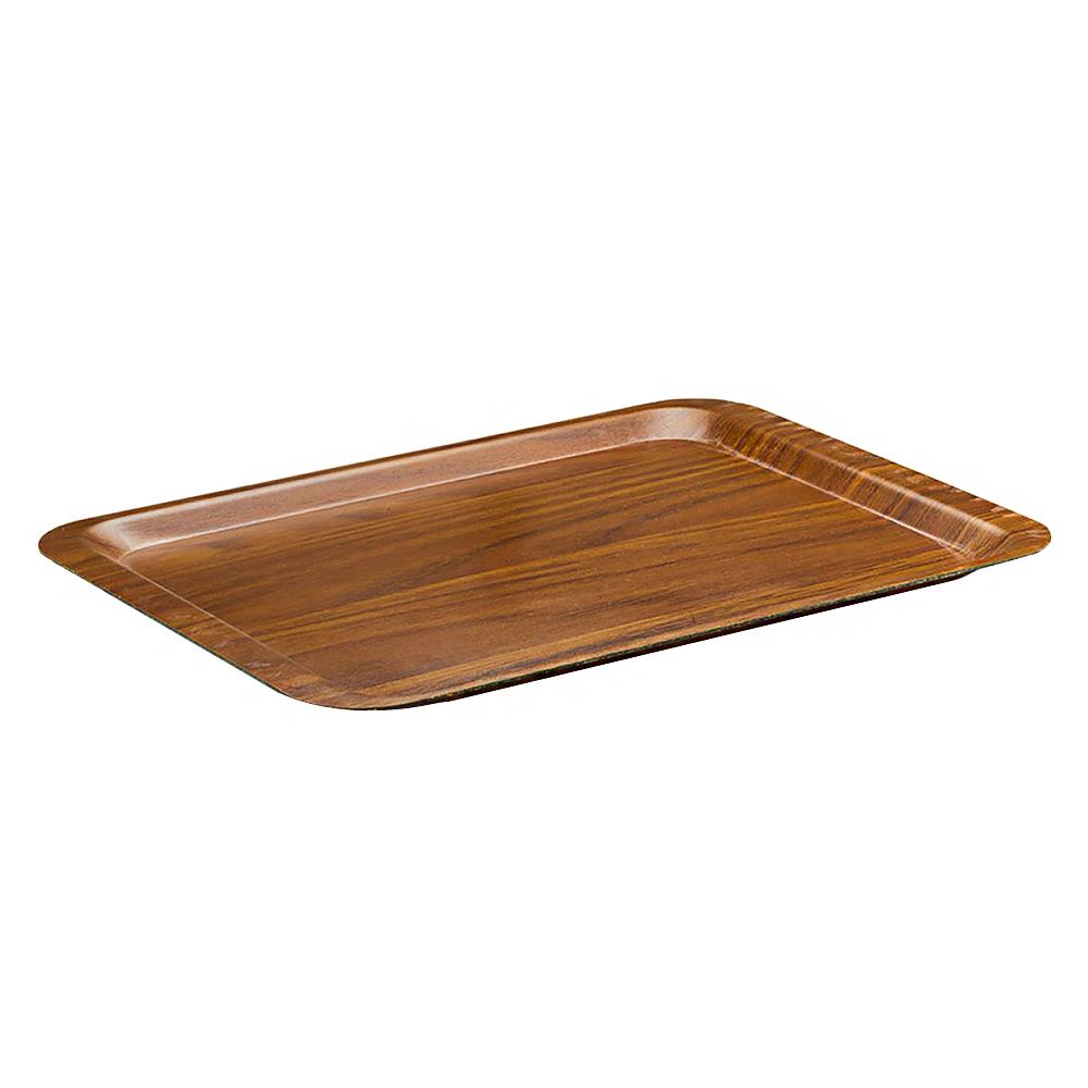 ถาดเมลามีนเหลี่ยม 32x44cm WALNUT