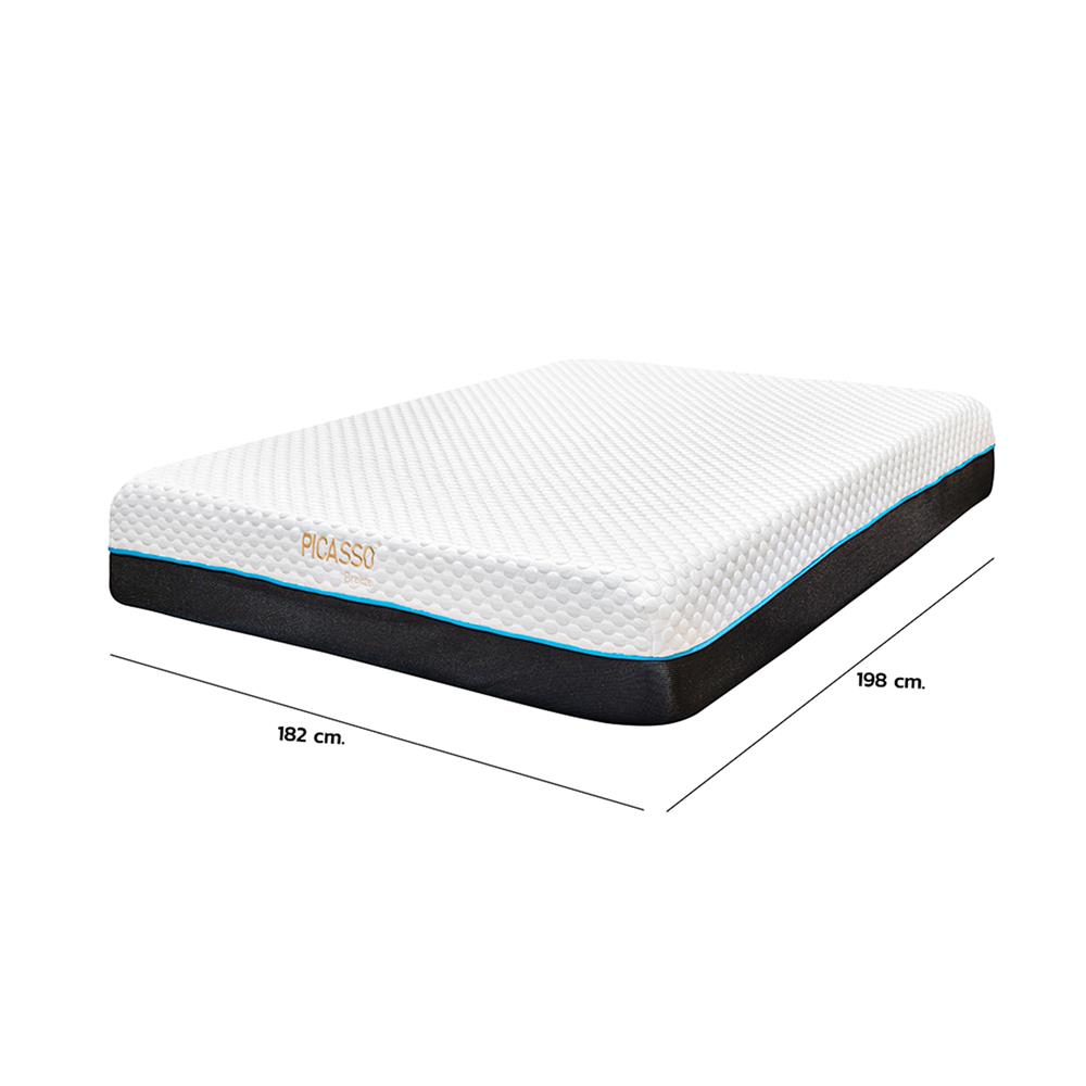 ที่นอน 6 ฟุต PICASSO COMFORT BREEZE พร้อมชุดเครื่องนอน 11 ชิ้น