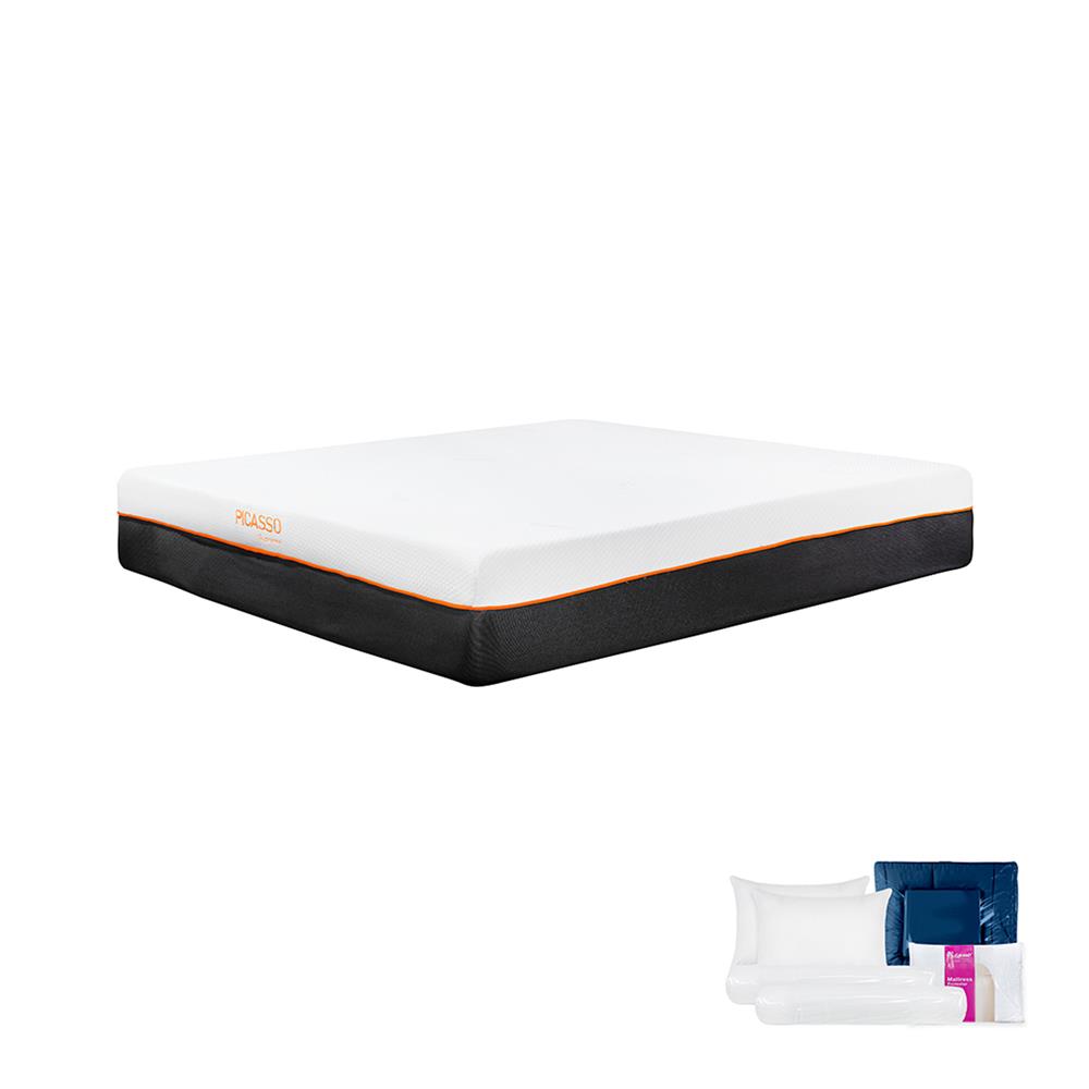 ที่นอน 5 ฟุต PICASSO COMFORT SUPREME (พร้อมชุดเครื่องนอน 11 ชิ้น)