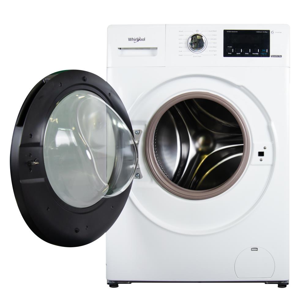 เครื่องซักผ้าฝาหน้า WHIRLPOOL WFRB1054AJW 10.5 กก. 1400 RPM อินเวอร์เตอร์ + ขาตั้ง