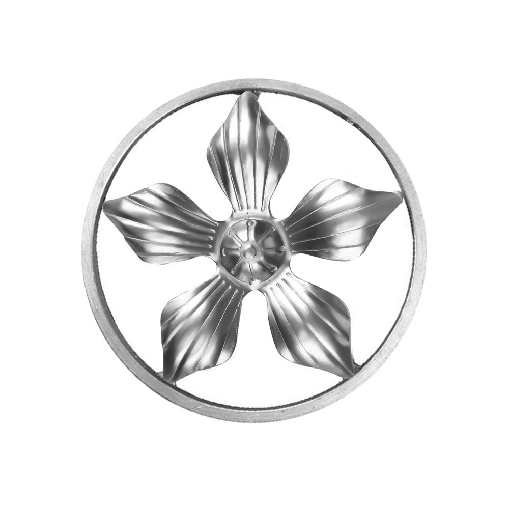 เหล็กดัด BIH ลายดอกไม้ในวงกลม 10 ซม.