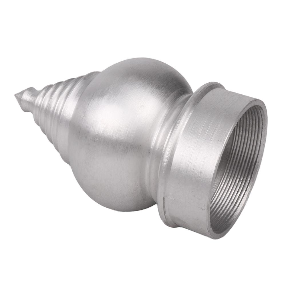 หัวเสาธงอลูมิเนียมแบบเกลียว BIH 5 ชั้น 3 นิ้ว