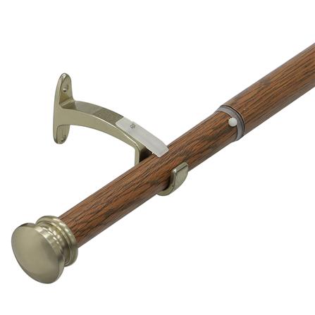 รางอะลูมิเนียม ยืดหด HOME LIVING STYLE LARRY 180-310 ซม. สีน้ำตาล_1