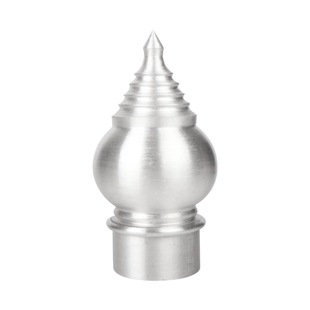 หัวเสาธงอลูมิเนียมแบบสวม BIH 5 ชั้น 2-1/2 นิ้ว