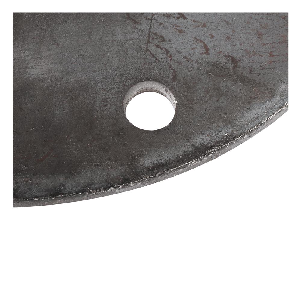 แผ่นเหล็กเพลทกลม (เจาะรู 3/8 นิ้ว) BIH 8X1/4 นิ้ว