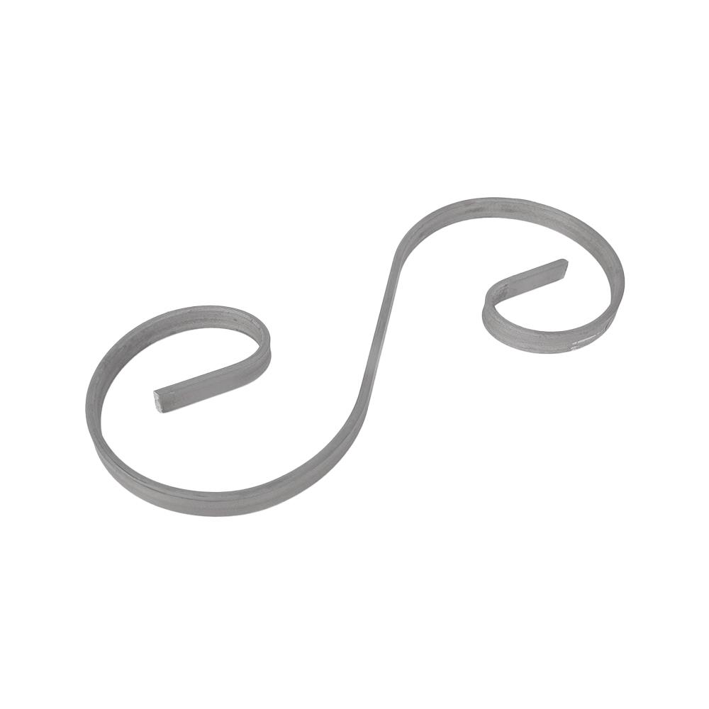 เหล็กดัด BIH เอสใหญ่หัวท้ายเท่ากัน 25 ซม. 5 ชิ้น