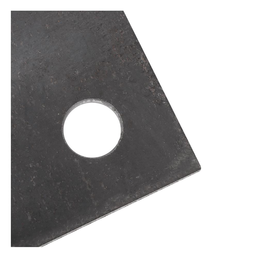 แผ่นเหล็กเพลทเหลี่ยม (เจาะรู 1/2 นิ้ว) BIH 8X8X1/4 นิ้ว