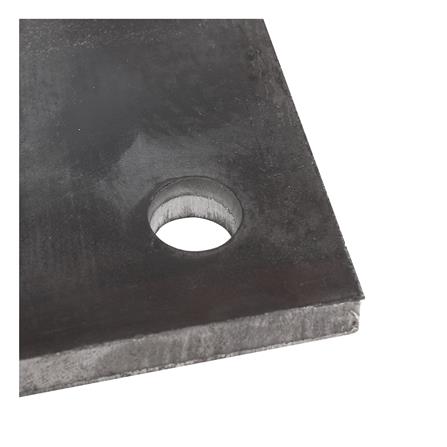 แผ่นเหล็กเพลทเหลี่ยม (เจาะรู 3/8 นิ้ว) BIH 8X8X3/8 นิ้ว_2