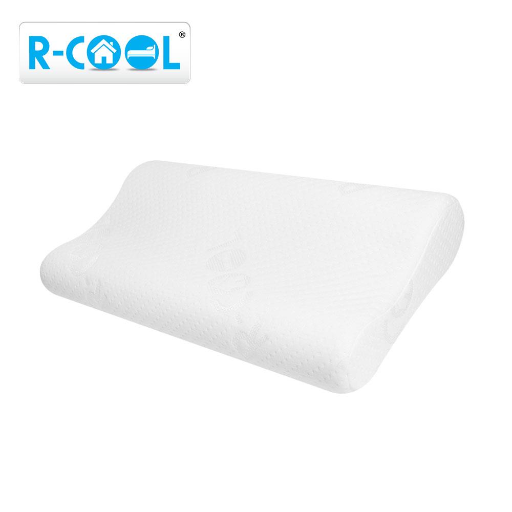 หมอนสุขภาพ เมมโมรี่โฟม R-COOL CURVE L 56x35x12 ซม. สีขาว