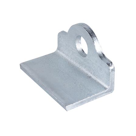 สายยูหูช้างใหญ่หนาคู่ ชุบซิงค์ขาว BIH_0