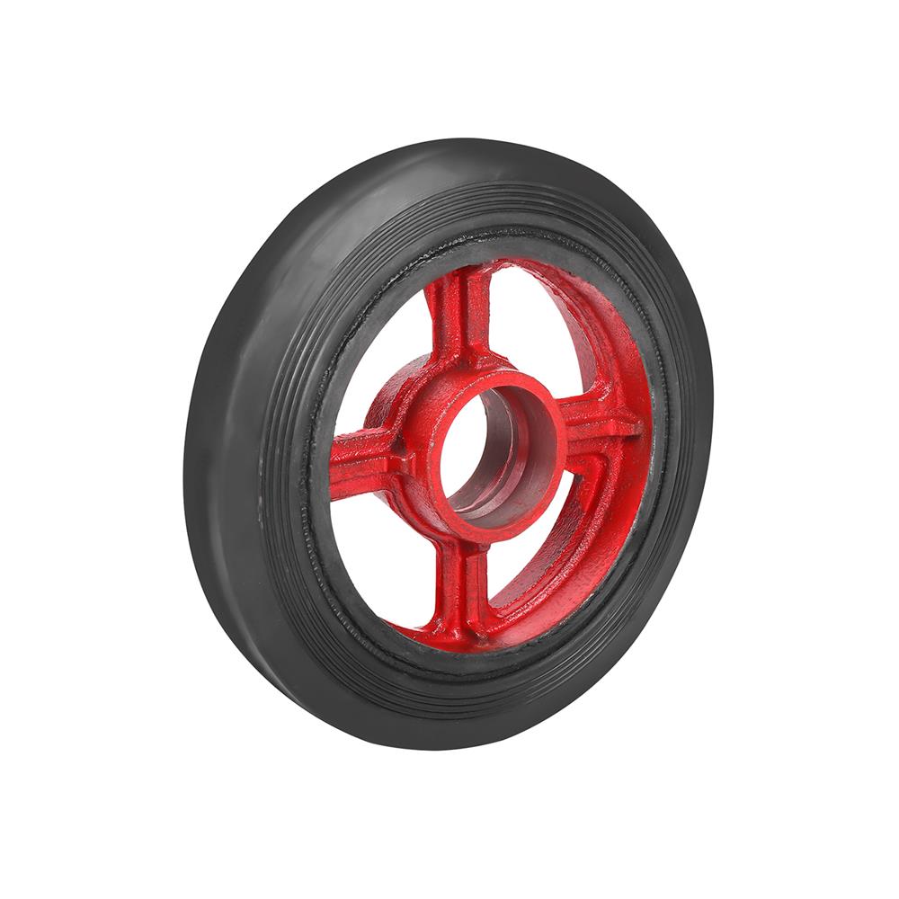 ล้อรถเข็นยางตัน BIH 8 นิ้ว (20 ซม.) สีดำ
