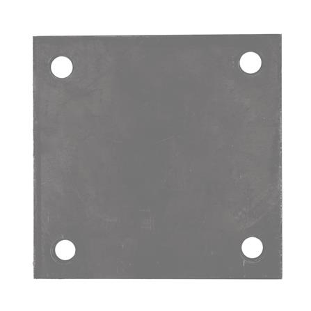 แผ่นเหล็กเพลทเหลี่ยม (เจาะรู 3/8 นิ้ว) BIH 6X6X1/4 นิ้ว_1