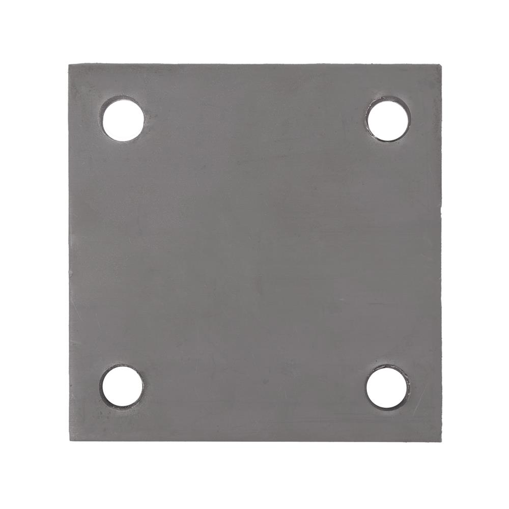 แผ่นเหล็กเพลทเหลี่ยม (เจาะรู 3/8 นิ้ว) BIH 5X5X1/4 นิ้ว