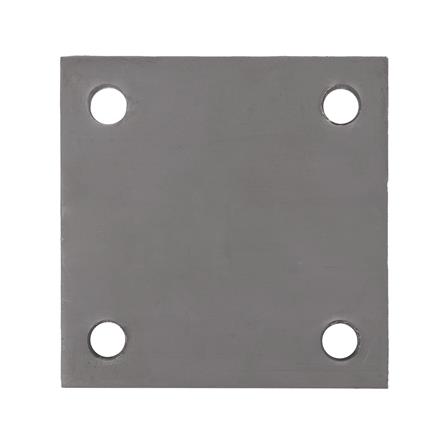 แผ่นเหล็กเพลทเหลี่ยม (เจาะรู 3/8 นิ้ว) BIH 5X5X1/4 นิ้ว_1