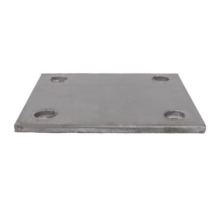 แผ่นเหล็กเพลทเหลี่ยม (เจาะรู 3/8 นิ้ว) BIH 5X5X1/4 นิ้ว_2