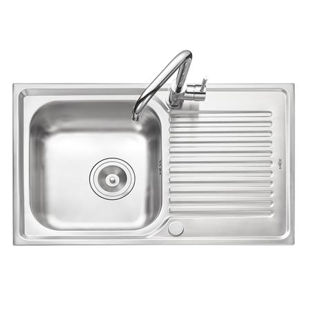 ซิงค์ฝัง 1หลุม 1ที่พัก MEX DLA81 สเตนเลส_0