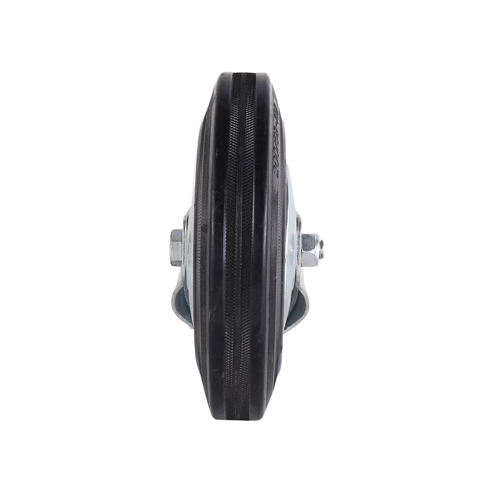 ลูกล้อยาง BIH สกรูหมุน ไม่มีเบรก 8 นิ้ว สีดำ