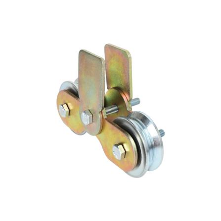 ชุดขาล้อคู่ไม่กระดก พร้อมล้อร่องฉาก BIH 3X1 นิ้ว