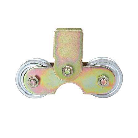 ชุดขาล้อคู่ไม่กระดก พร้อมล้อร่องกลม BIH 2 1/2 นิ้ว