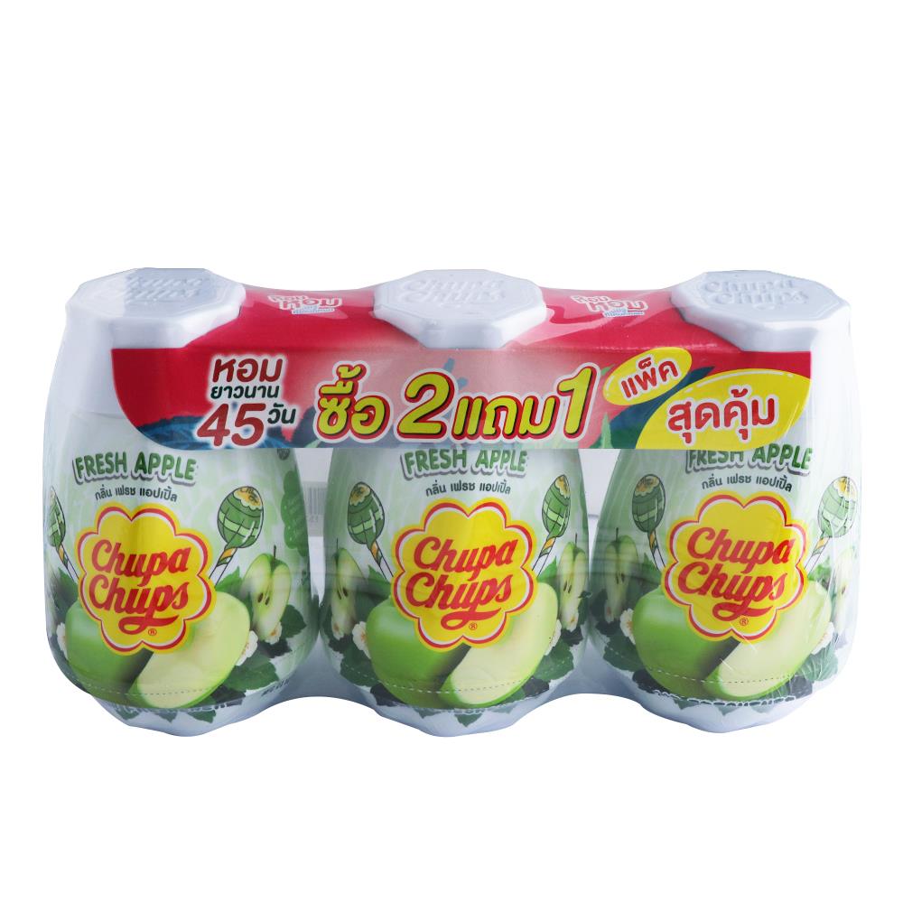 เจลปรับอากาศ CHUPA CHUPS SOLID 230g แพ็ค 3 FRESH APPLE
