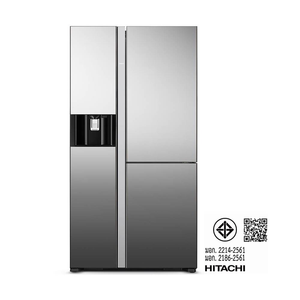 ตู้เย็น SIDE BY SIDE HITACHI R-M600VAG9THXMIR 20.1 คิว กระจกเงา อินเวอร์เตอร์