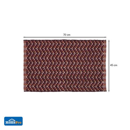 พรม ME LIVING SS/SI-1120 45X70 ซม. สีแดงเข้ม_2